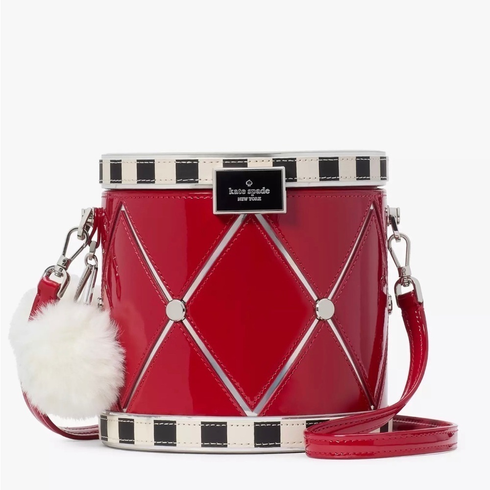 Kate Spade Red and White Crossbody Bag